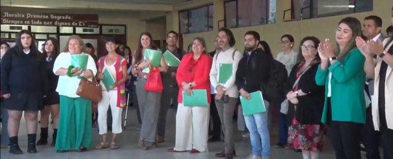 Nuestros docentes recibieron a los nuevos estudiantes